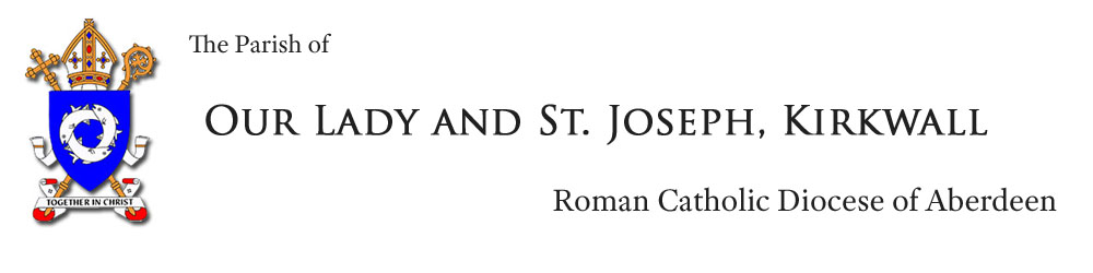 Our Lady & St. Joseph Title Banner